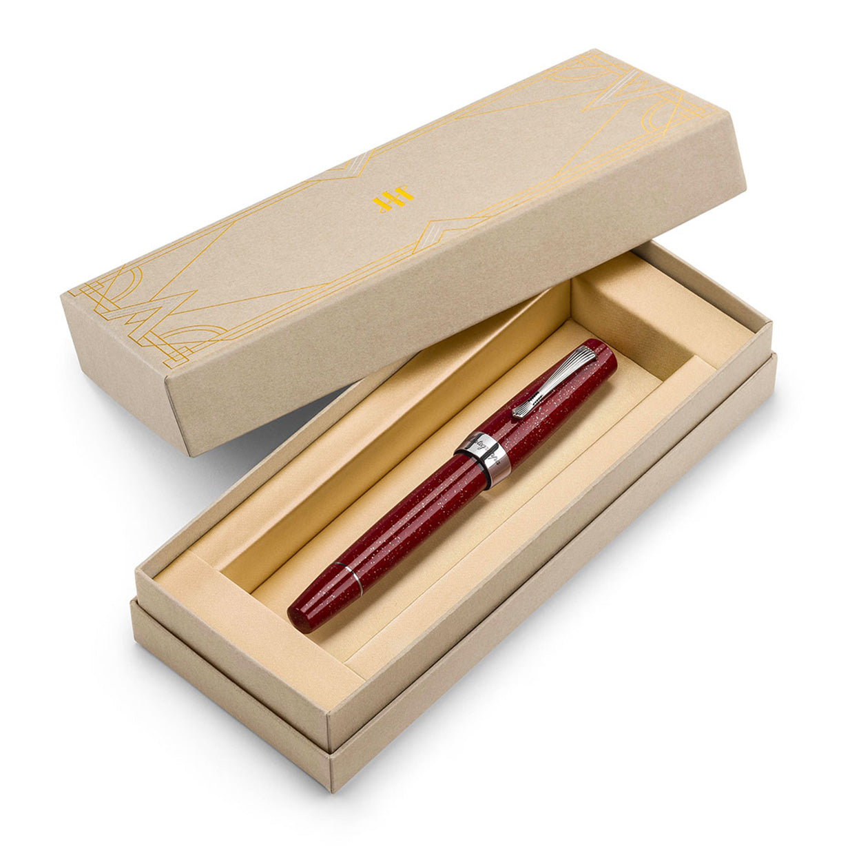 Montegrappa Elmo 02 Plus Fountain Pen - Dolce Nib - Spice - Made in Italy box