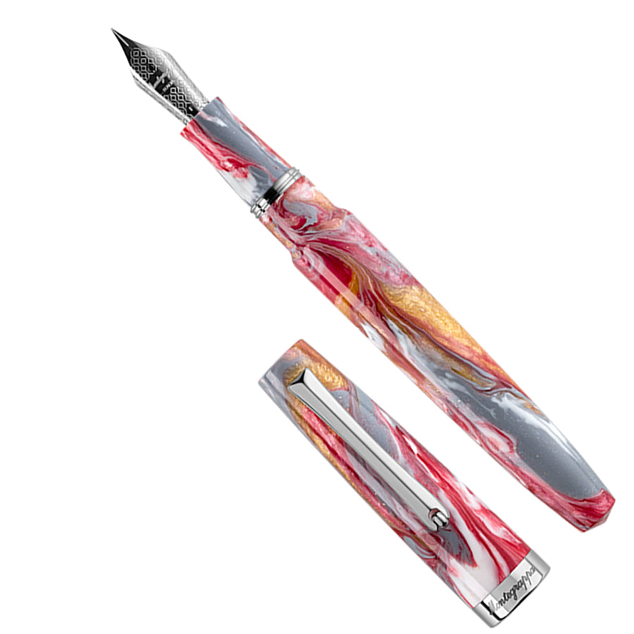 Montegrappa Tarvisium Fountain Pen - Dolce Nib - Paris In Bloom - Limited Edition