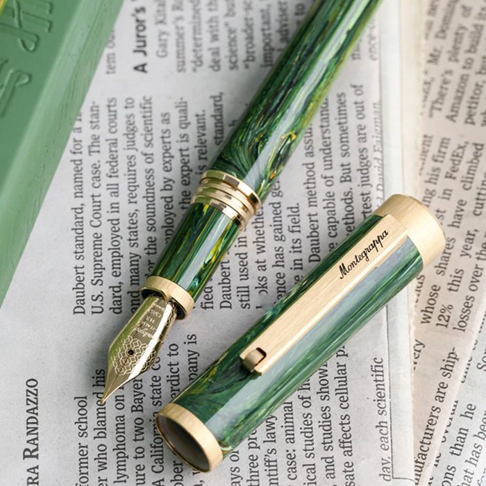 Montegrappa Zero Fountain Pen - Samba 14K Gold Nib - North American Exclusive lifestyle 2