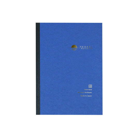 Nakabyashi Yu-Sari Soft Cover Notebook - A5 - 5mm Grid Fountain Pen Notebook Made in Japan