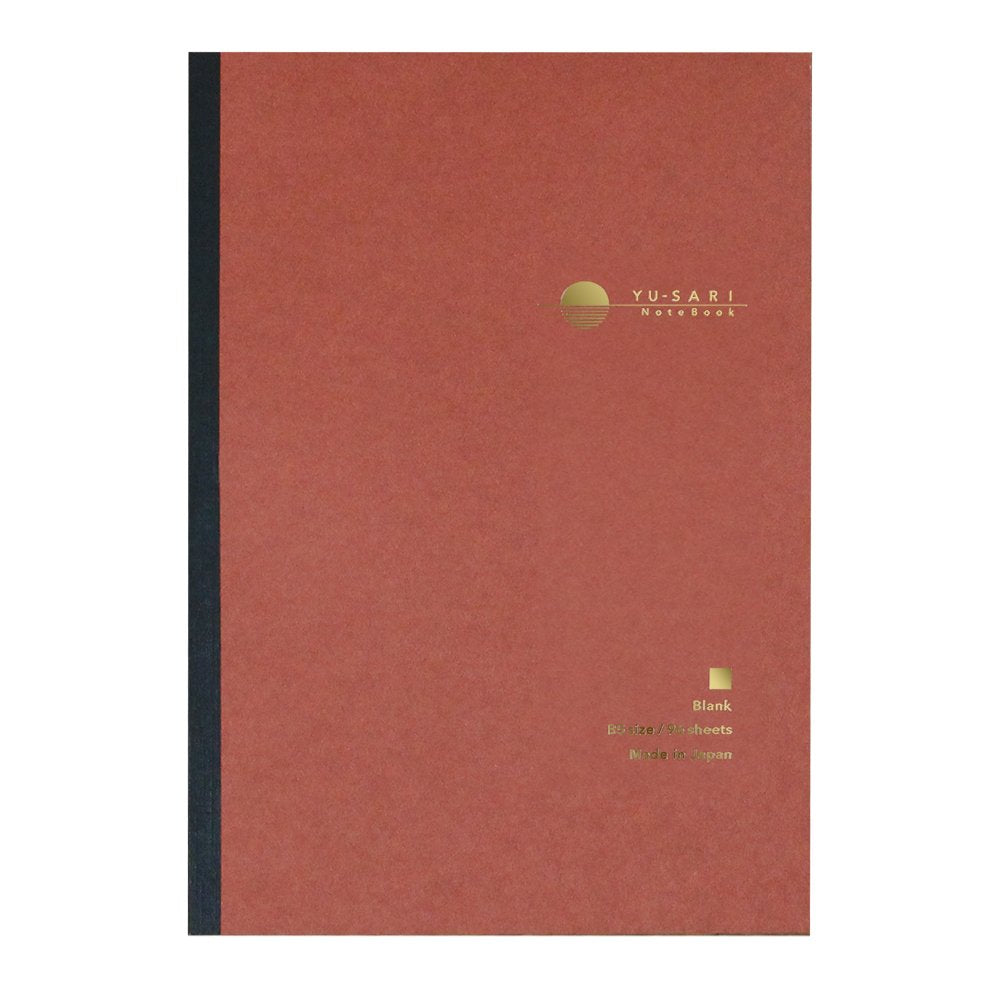 Nakabyashi Yu-Sari Soft Cover Notebook - B5 - Blank Fountain Pen Notebook Made in Japan