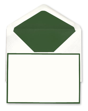 Original Crown Mill Bi-Color Note Card and Envelope Set - 5 Pack