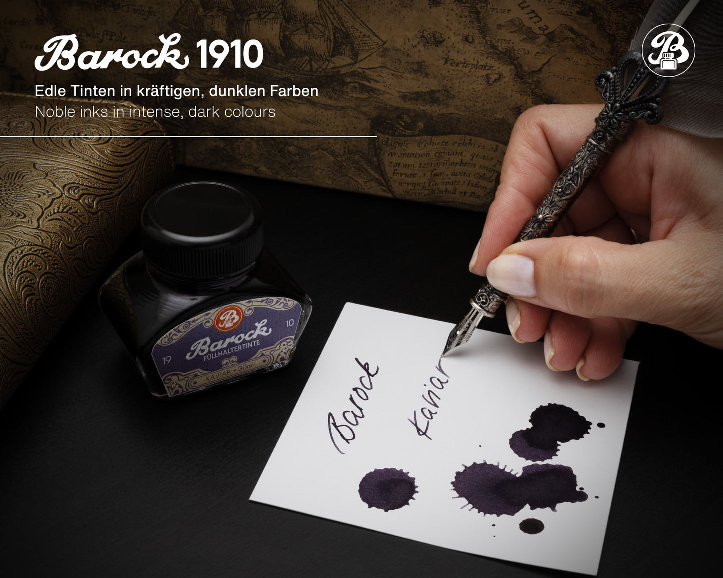 Octopus Fluids Barock 1910 Fountain Pen Ink - 30 ml Bottle - Kaviar lifestyle