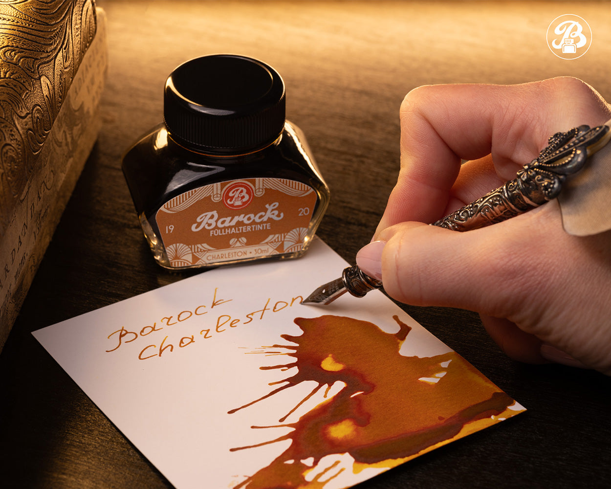 Octopus Fluids Barock 1920 Fountain Pen Ink - 30 ml Bottle - Charleston lifestyle