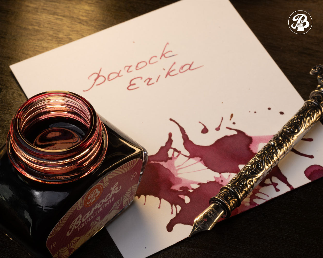 Octopus Fluids Barock 1920 Fountain Pen Ink - 30 ml Bottle - Erika lifestyle