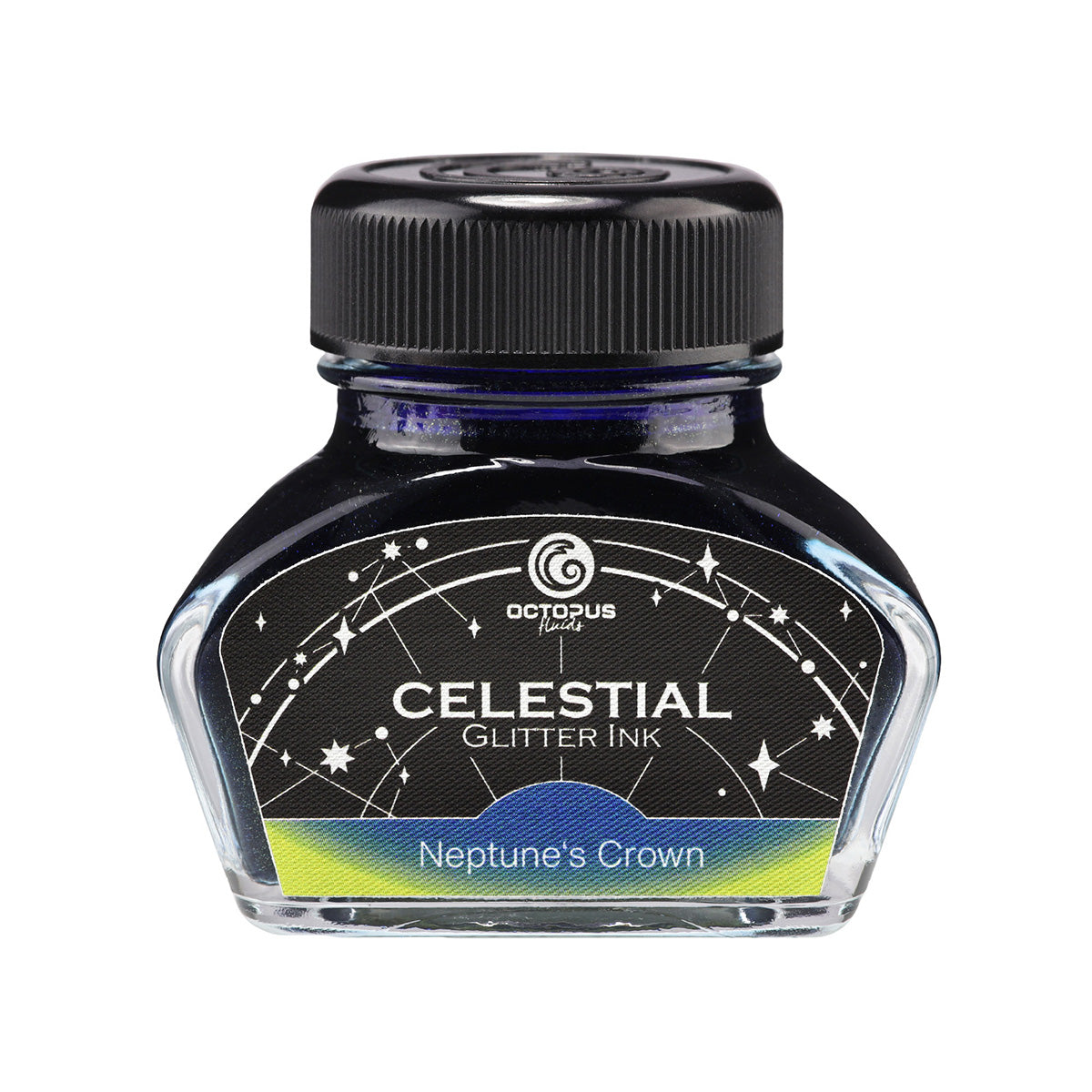 Celecel Inj Octopus Fluids Celestial Glitter Shimmer Fountain Pen Ink - Neptune’s ...
