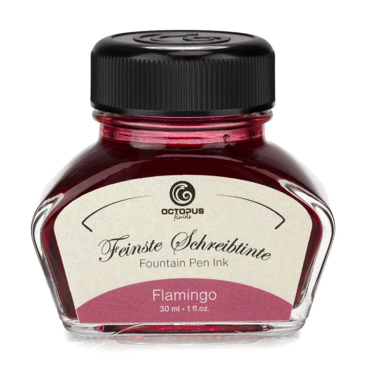 Octopus Fluids Fountain Pen Ink - 30 ml Bottle - Flamingo Pink -  Made in Germany