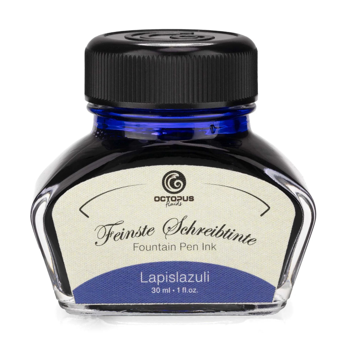Octopus Fluids Fountain Pen Ink - 30 ml Bottle - Lapislazuli Blue -  Made in Germany