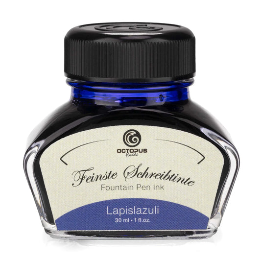 Octopus Fluids Fountain Pen Ink - 30 ml Bottle - Lapislazuli Blue -  Made in Germany
