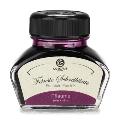 Octopus Fluids Fountain Pen Ink - 30 ml Bottle - Pflaume Plum Purple - Made in Germany