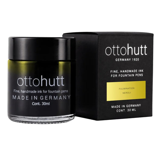 Otto Hutt Scented Fountain Pen Ink - 30ml Bottle - Fulmination Yellow - Neroli Scent