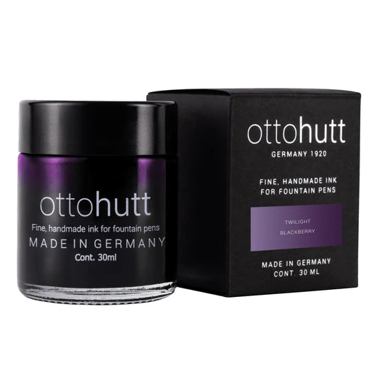 Otto Hutt Scented Fountain Pen Ink - 30ml Bottle - Twilight Purple - Blackberry Scent