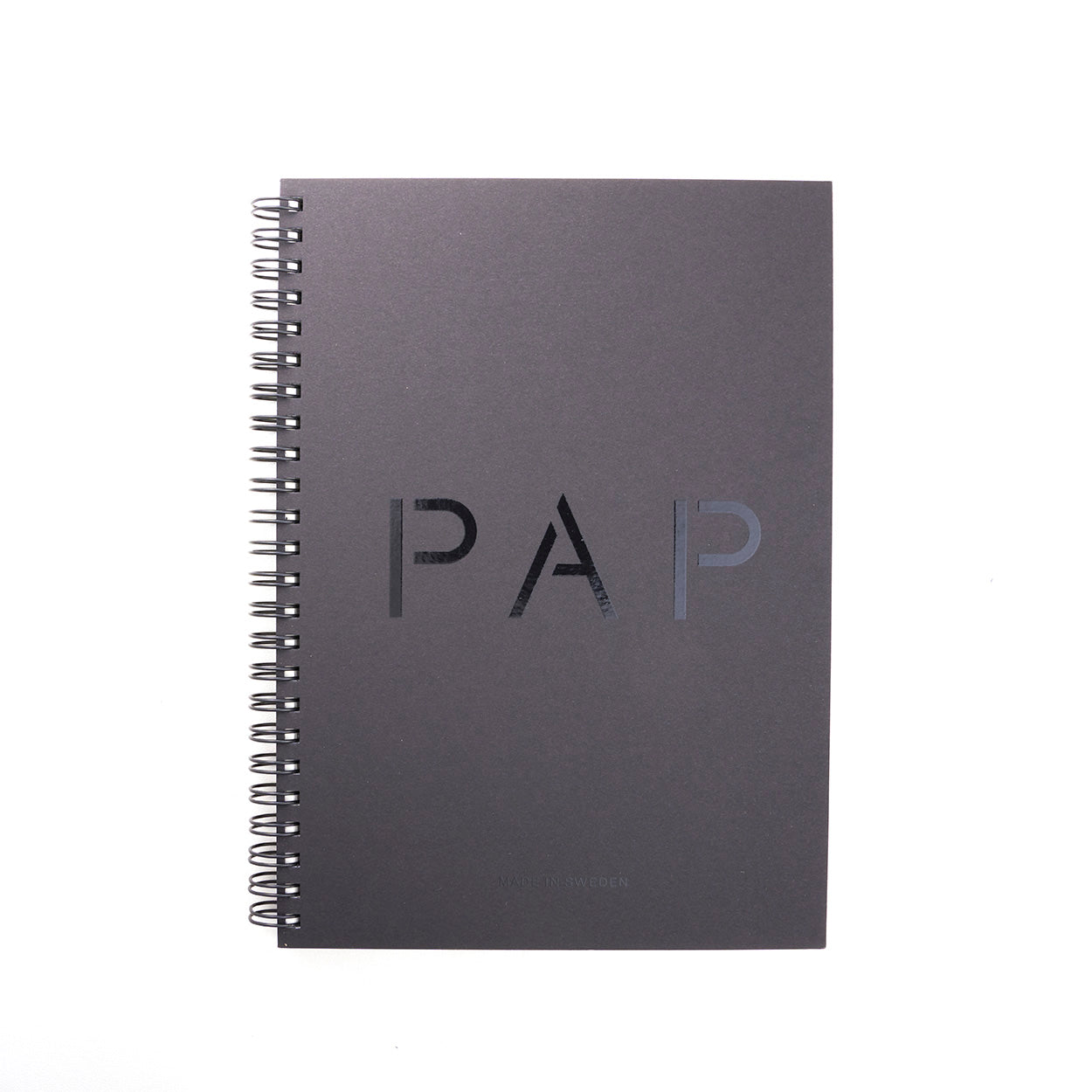 PAP Twin Ring Notebook - A5 Made in Sweden black