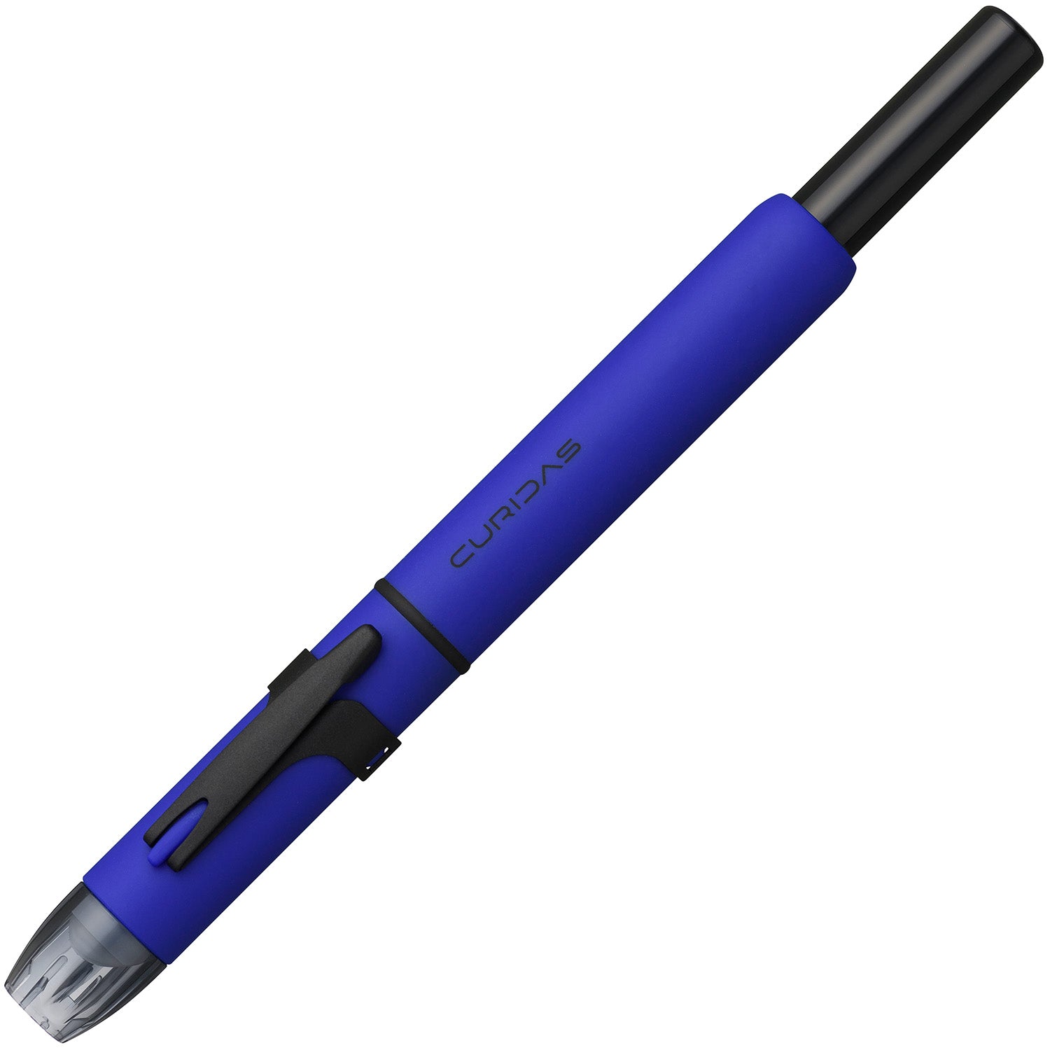 Platinum Curidas Matte Retractable Nib Fountain Pen Limited Edition Matte Blue Nib Retracted