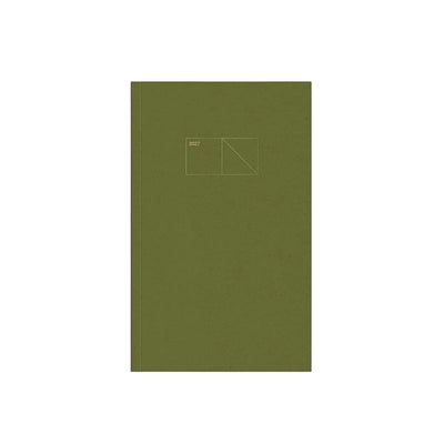 Copper 2027 Calendar Light Softcover - Fountain Pen Friendly Planner - Avocado