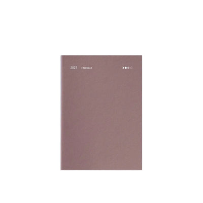 Everyday 2026 Daily Calendar - Old Rose - Fountain Pen Friendly Planner - Made in Poland