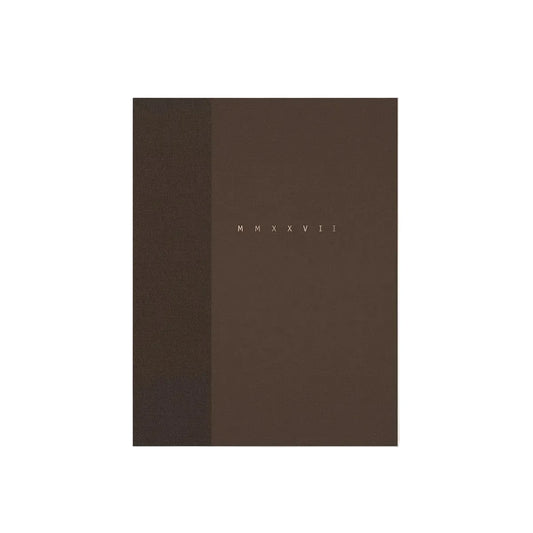 Klasyk 2027 Calendar - Fountain Pen Friendly Calendar - Cocoa