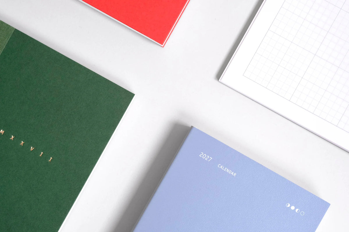 Klasyk 2027 Calendar - Fountain Pen Friendly Calendar - Moss calendars