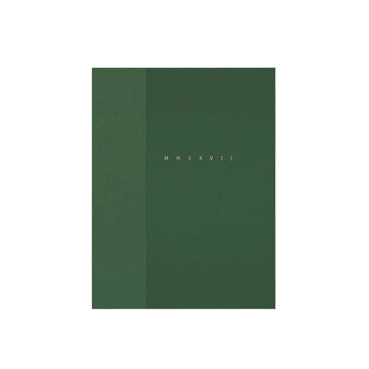 Klasyk 2027 Calendar - Fountain Pen Friendly Calendar - Moss