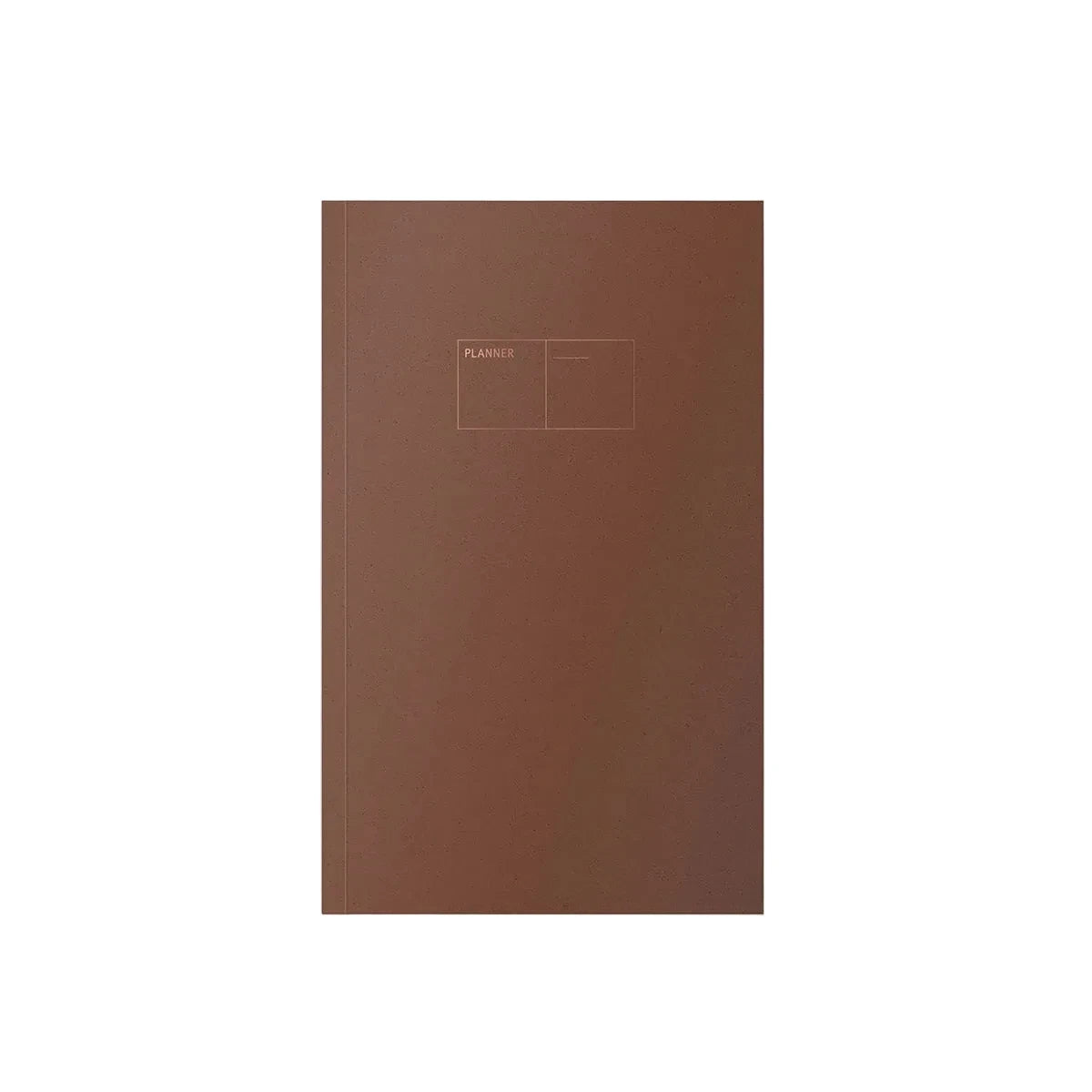 Copper Undated Calendar Light Softcover - Fountain Pen Friendly Planner - Clay