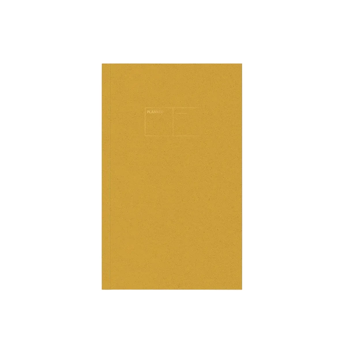 Copper Undated Calendar Light Softcover - Fountain Pen Friendly Planner - Tumeric