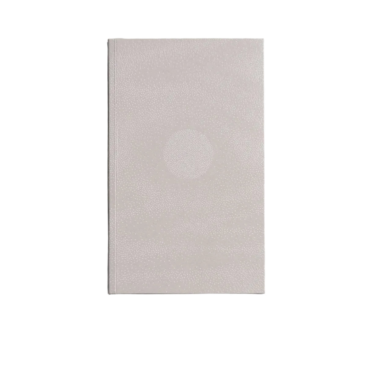 Rectangular light gray panel with a black border on a matching gray background Papierniczeni Luna Notebook - Full Moon