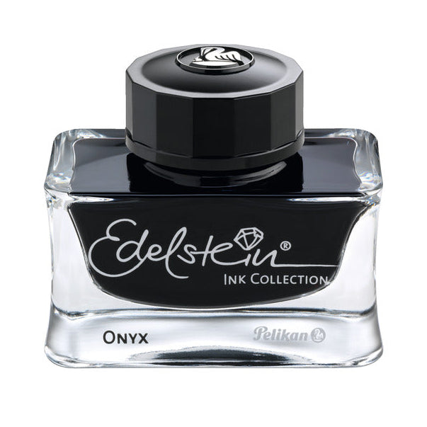 Pelikan Edelstein Fountain Pen Ink - 50 ml Bottle - Onyx - Made in Germany