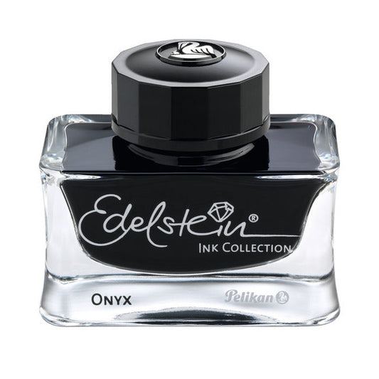 Pelikan Edelstein Fountain Pen Ink - 50 ml Bottle - Onyx - Made in Germany