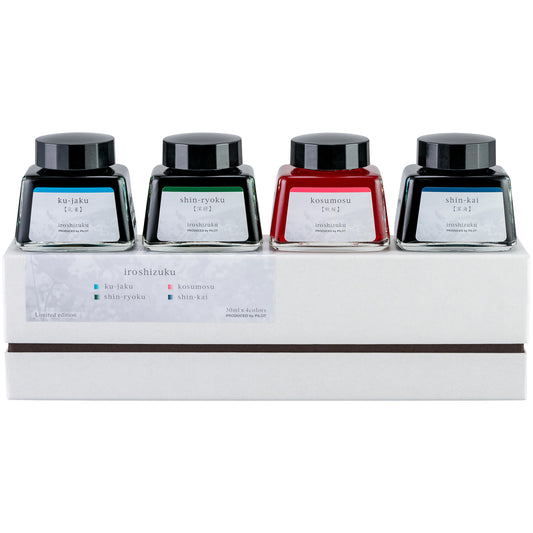 Pilot Iroshizuku Ink - Sho-ko Gift Set - 30 ml Bottles - Limited Edition Fountain Pen Ink Bottles on box