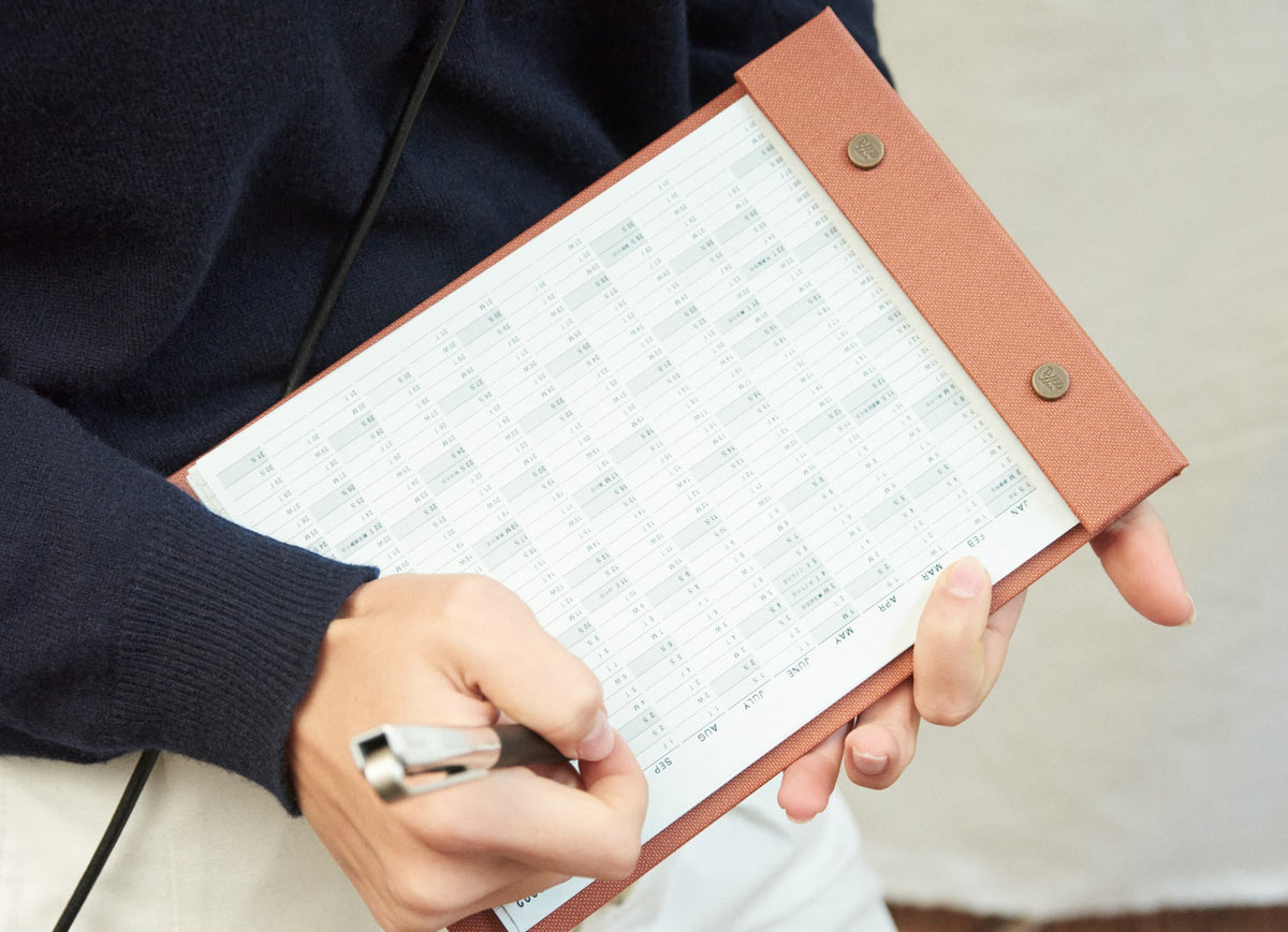 Postalco Snap Pad Calendar 2027 - A5 - Made in Japan lifestyle 5