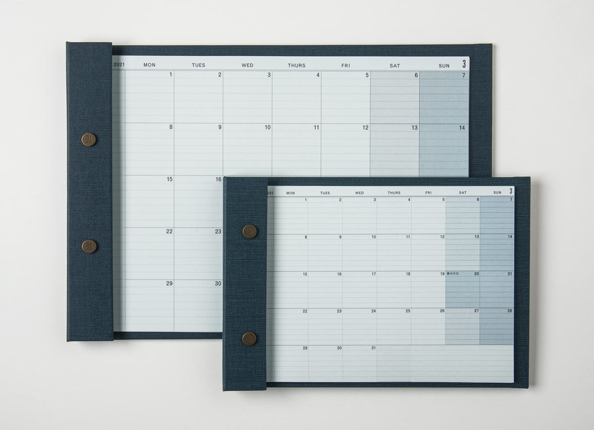 Postalco Snap Pad Calendar 2027 - A5 - Made in Japan and A4 sizes