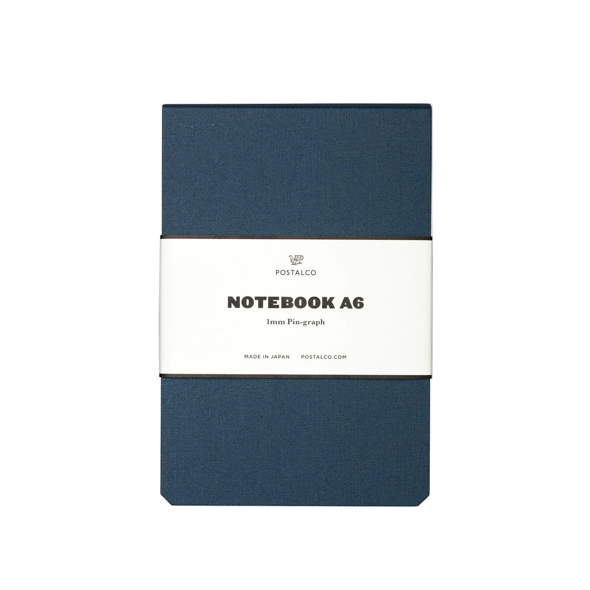 Postalco Notebook A6 - Dark Blue - Fountain Pen Friendly - Made in Japan