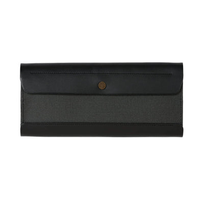 Postalco Tool Box Leather Pen Case - Black - Made in Japan