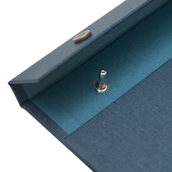 Postalco Snap Pad Notepad A4 - Dark Blue - Fountain Pen Friendly - Made in Japan Detail