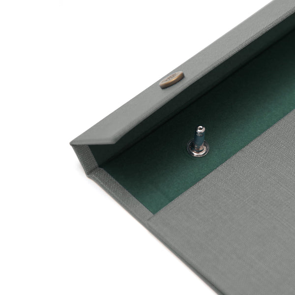 Postalco Snap Pad Notepad A5 - Ash Gray - Fountain Pen Friendly - Made in Japan detail