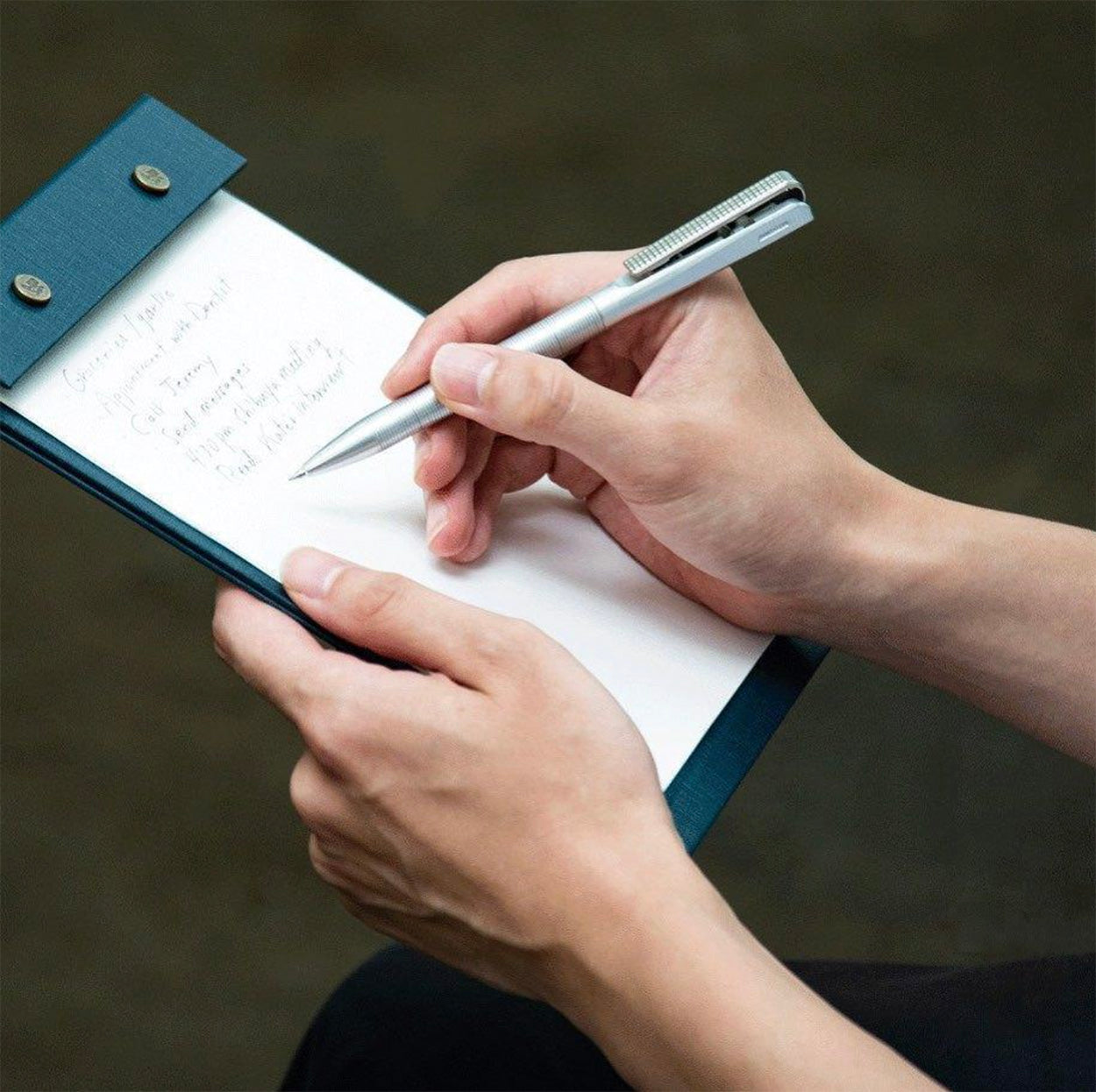 Postalco Snap Pad Notepad A5 - Faded Black - Fountain Pen Friendly - Made in Japan detail
