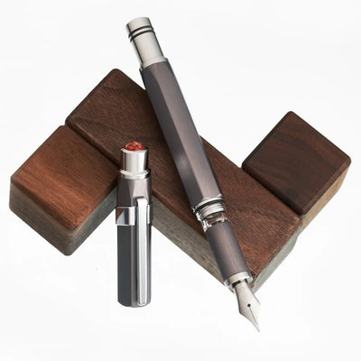 TWSBI Precision Fountain Pen - Gunmetal - Aluminum - Made in Taiwan lifestyle