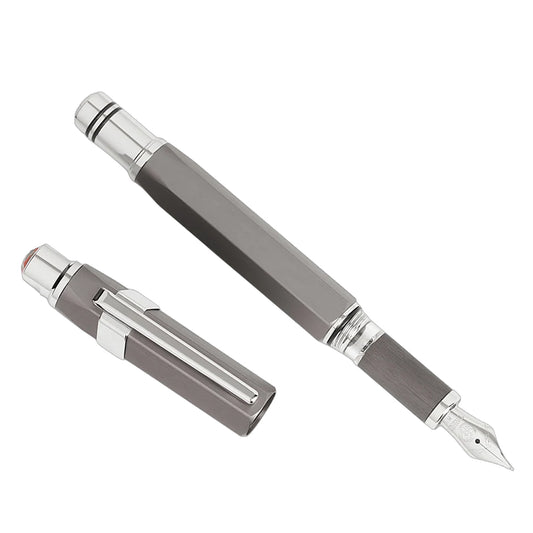 TWSBI Precision Fountain Pen - Gunmetal - Aluminum - Made in Taiwan