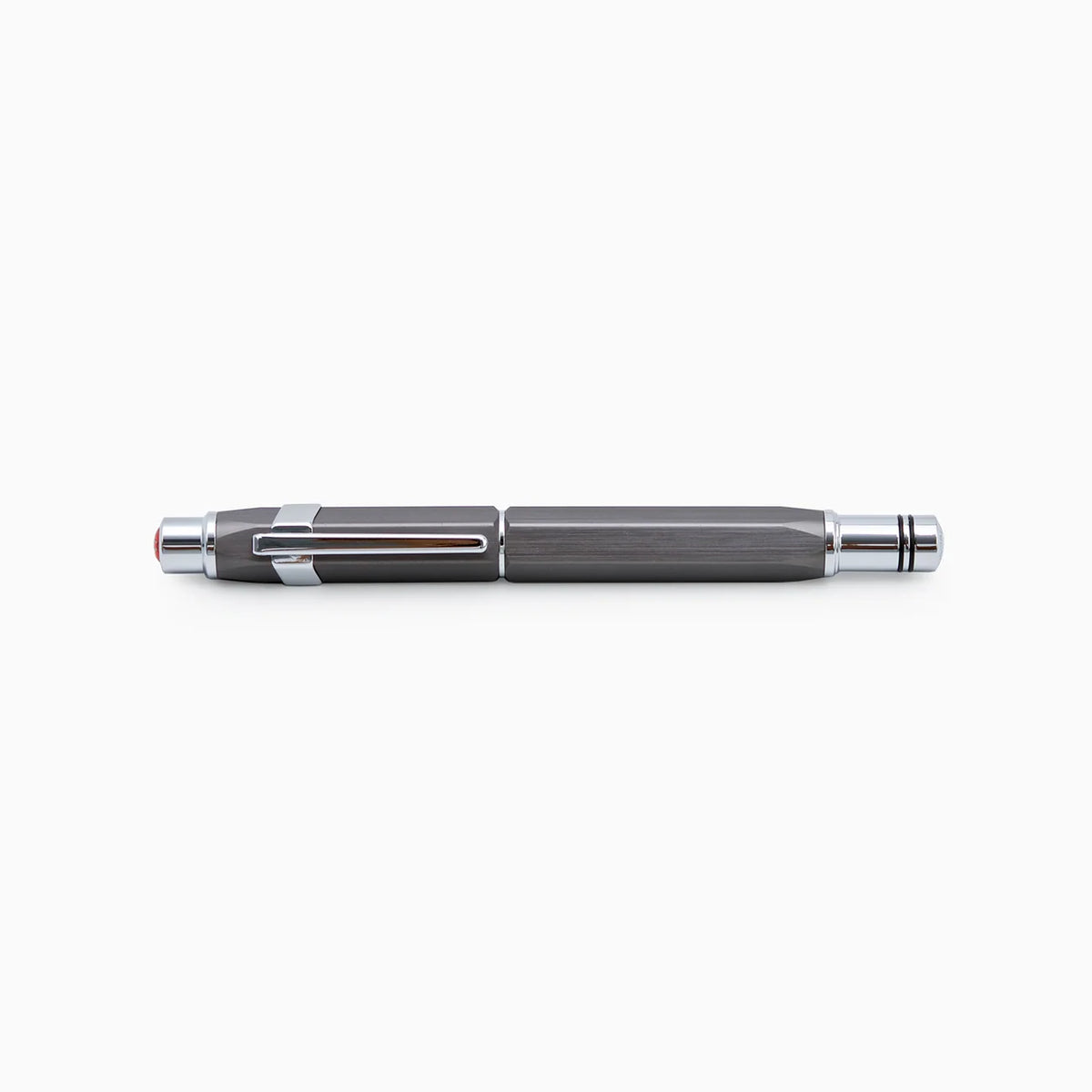 TWSBI Precision Fountain Pen - Gunmetal - Aluminum - Made in Taiwan capped