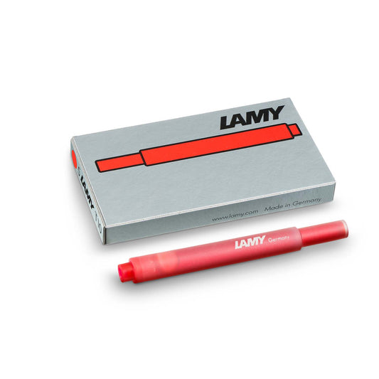 Red Lamy T10 Fountain Pen Ink Cartridges