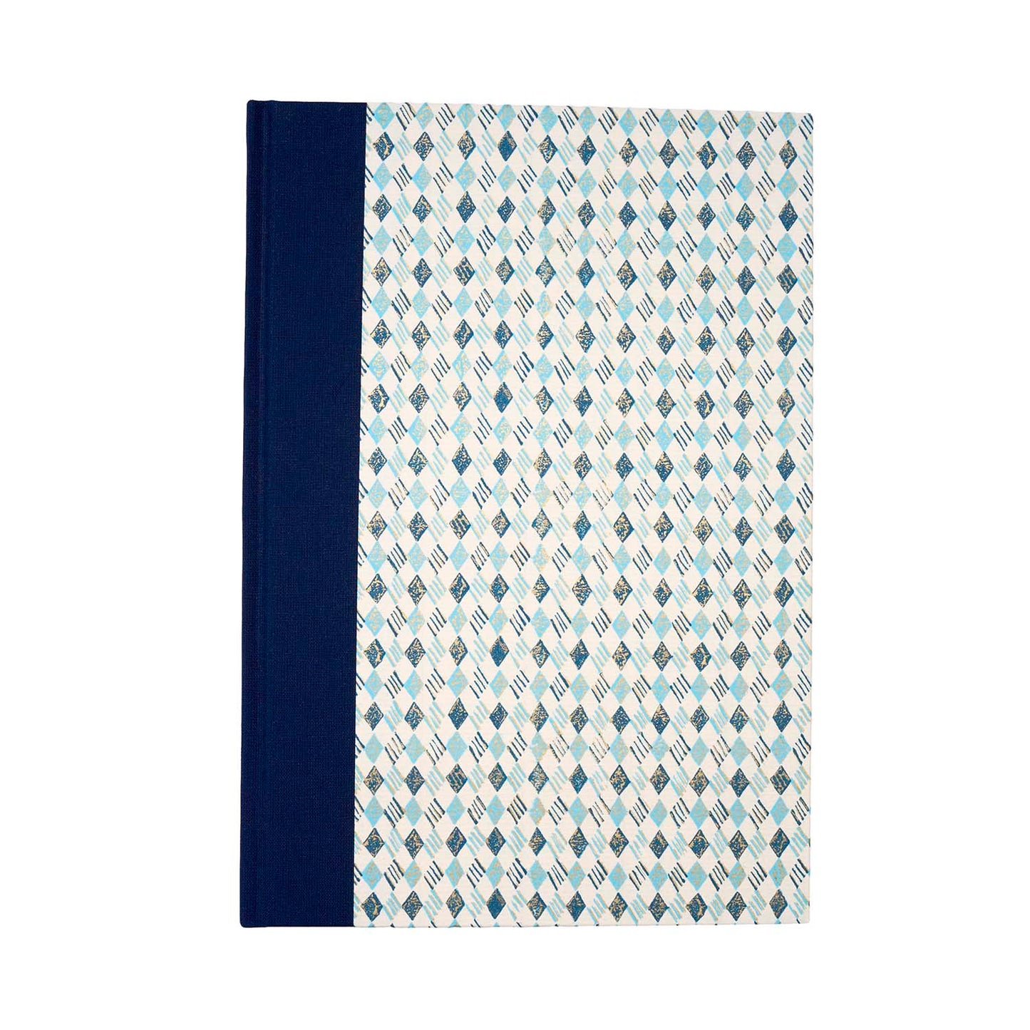 Giannini Firenze Canvas Bound Hardcover Notebook - Ruled - A5 - Made in Italy Blue