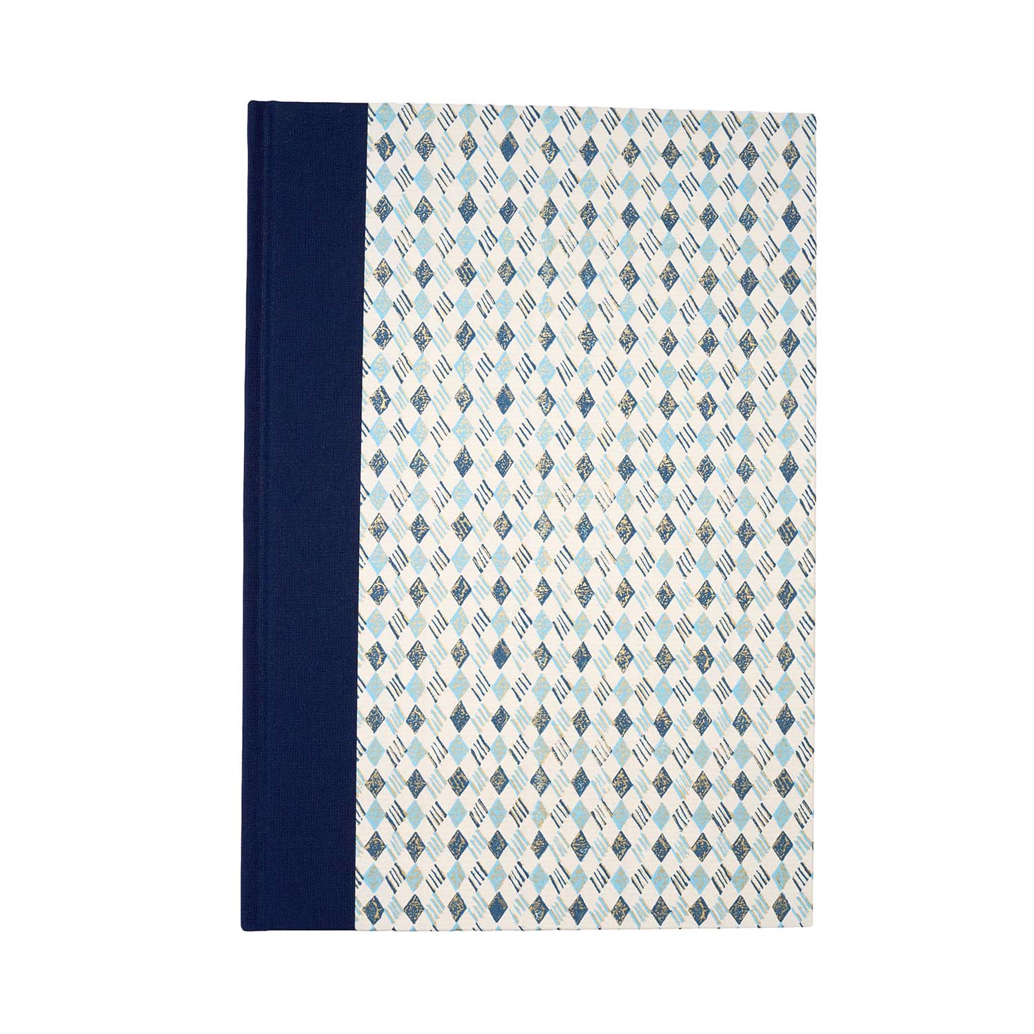 Giannini Firenze Canvas Bound Hardcover Notebook - Ruled - A5 - Made in Italy Blue