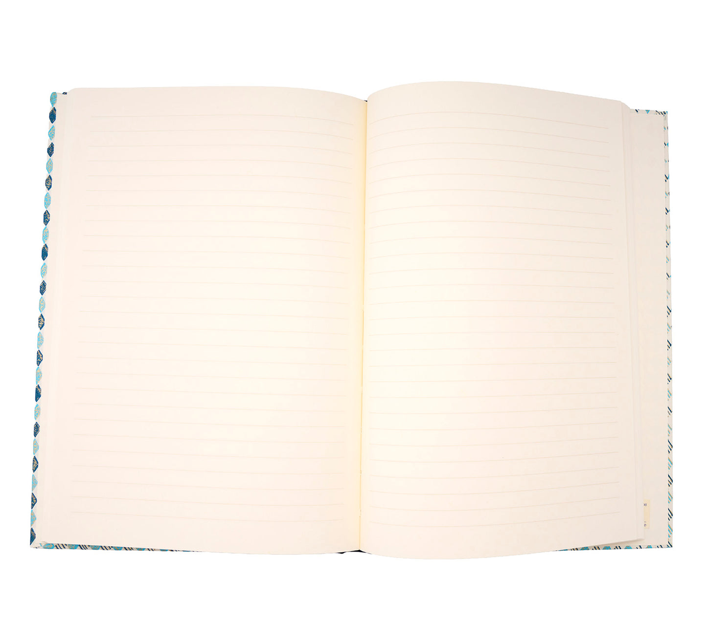 Giannini Firenze Canvas Bound Hardcover Notebook - Ruled - A5 - Made in Italy open