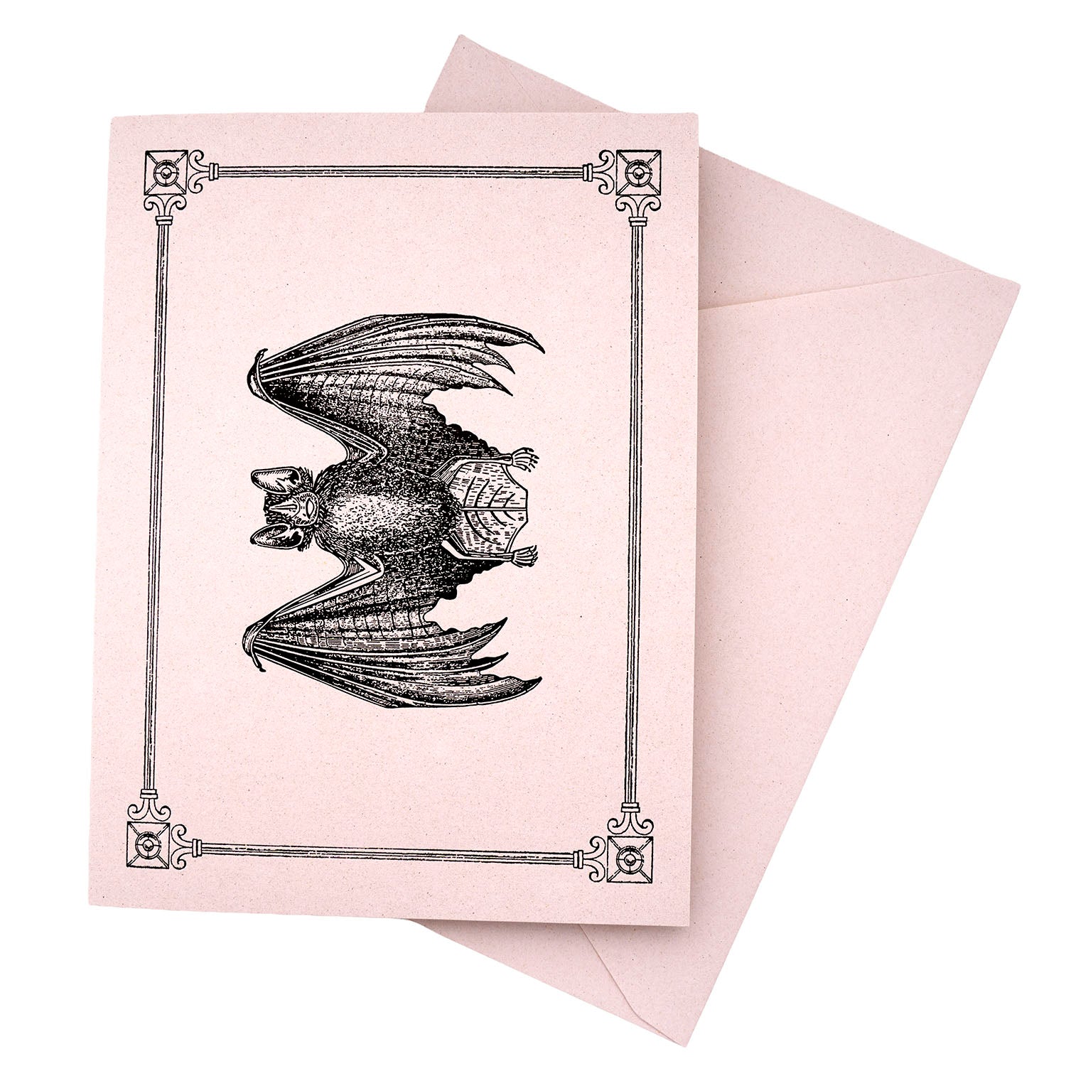 Rossi 1931 15th Century Illustration Note Cards - Bat | Made in Italy