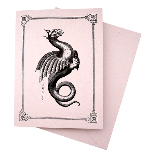 Rossi 1931 15th Century Illustration Note Cards - Dragon | Made in Italy