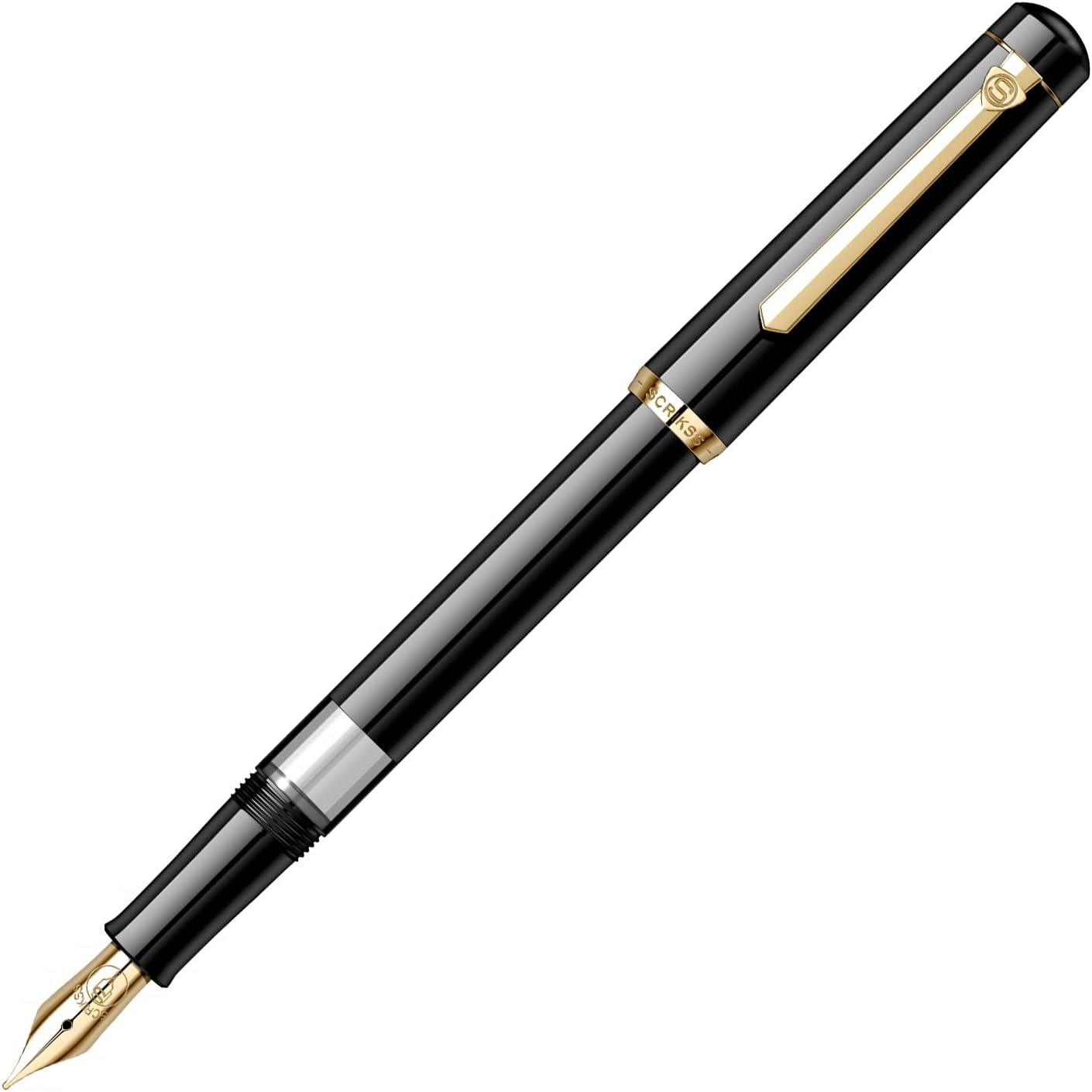 Scrikss 419 Fountain Pen - Black - Piston Filler - Made In Turkey posted