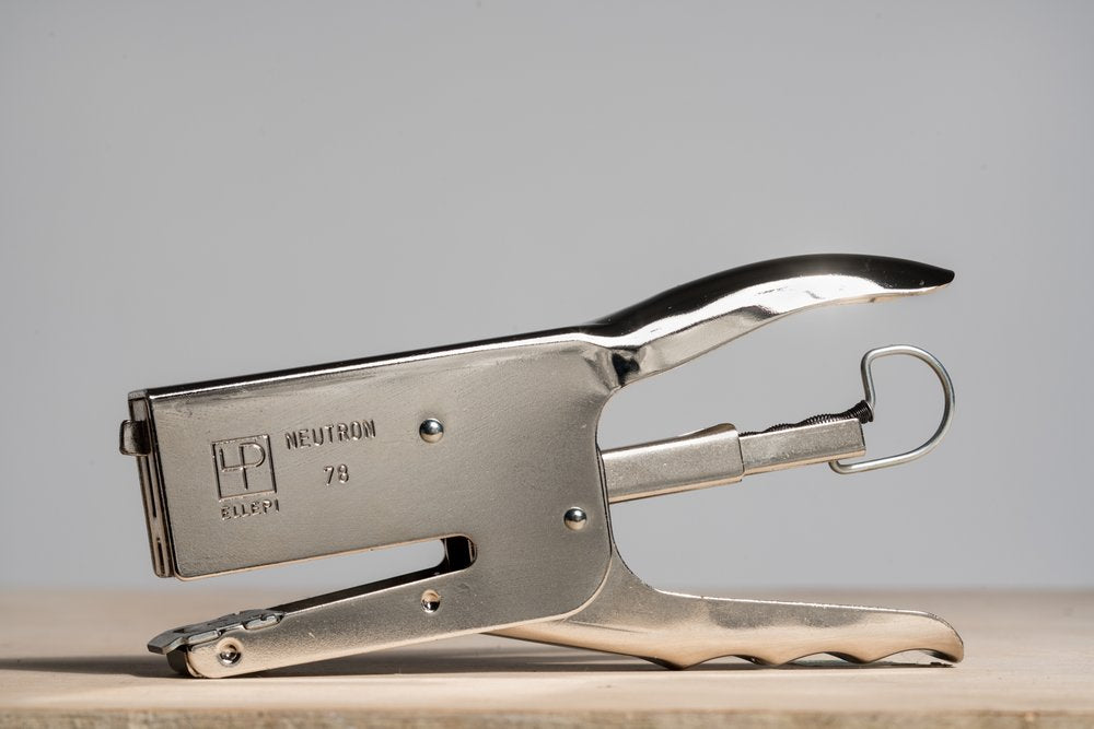 Ellepi Neutron 78 Super Metal Stapler - Galvanized lifestyle