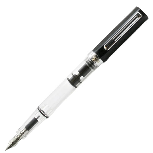 TWSBI Eco Fountain Pen - Black - Piston Filler - Demonstrator - Made in Taiwan