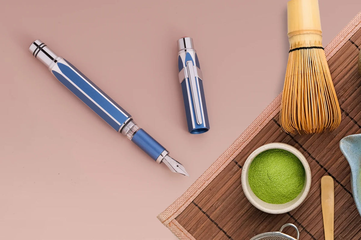 TWSBI Precision Fountain Pen - Gemini Blue Limited Edition - Aluminum - Made in Taiwan matcha lifestyle