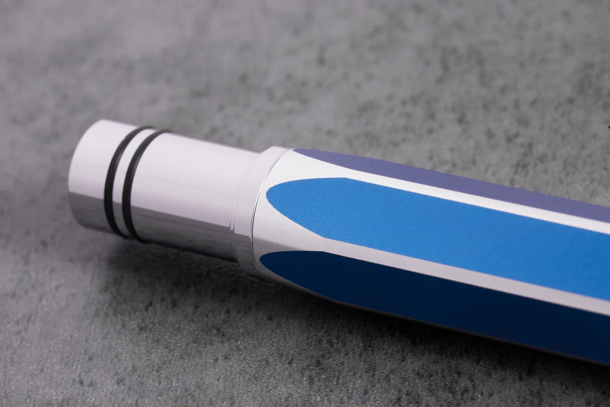 TWSBI Precision Fountain Pen - Gemini Blue Limited Edition - Aluminum - Made in Taiwan tail
